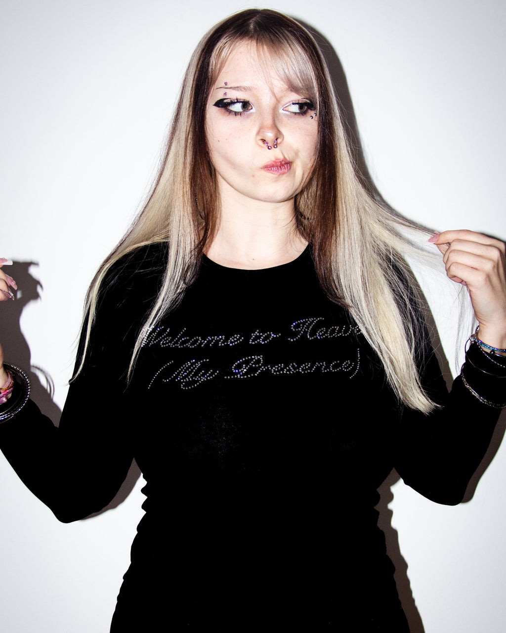 Long sleeved Angel (black)